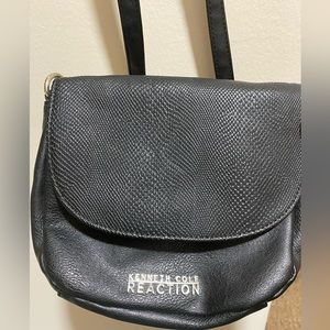 Kenneth Cole, small, black, crossbody purse